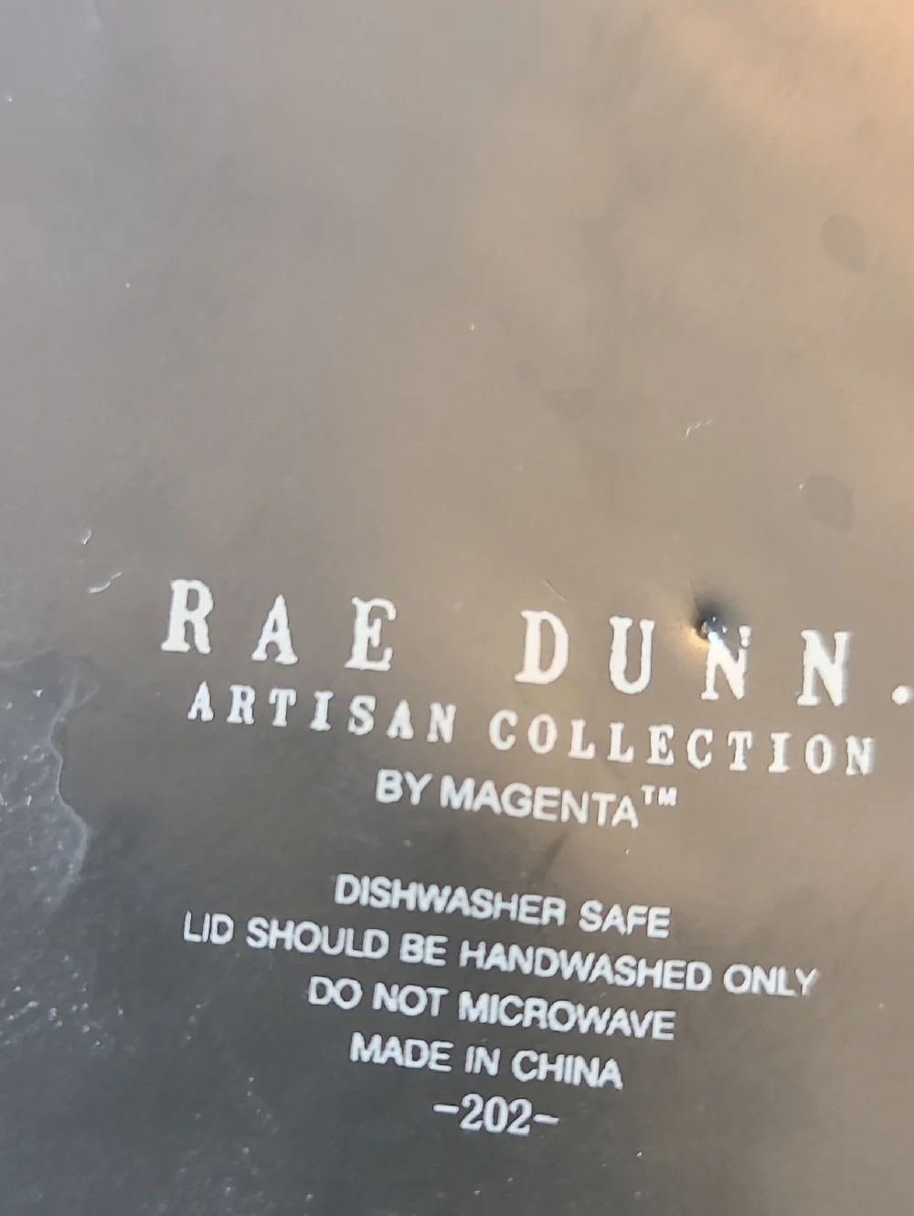 Rae Dunn matte black